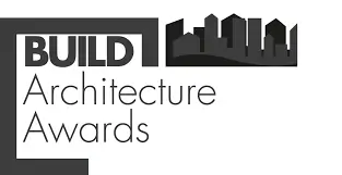 BUILD Architecture Awards logo with modern cityscape graphic